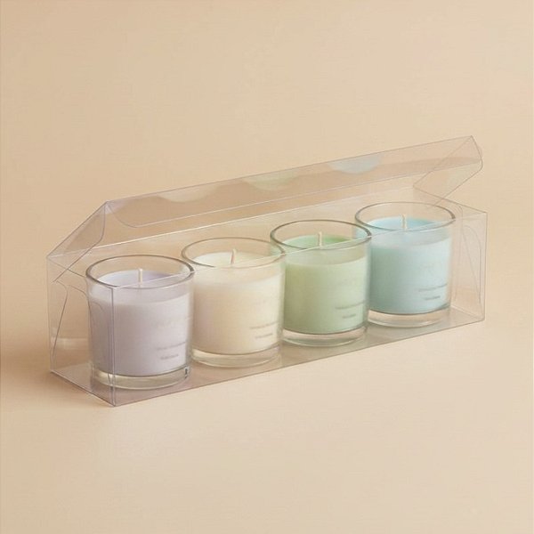 Caixa Transparente de Acetato M15 - 13x4x3,5cm - 20 unidades - CAC - Rizzo