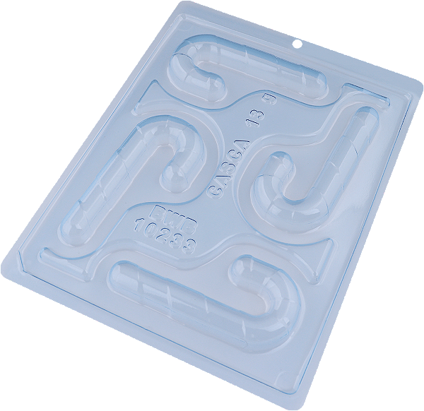 Forma de Acetato Forma Especial - Bengala De Natal 10233 - 01 Unidade - BWB