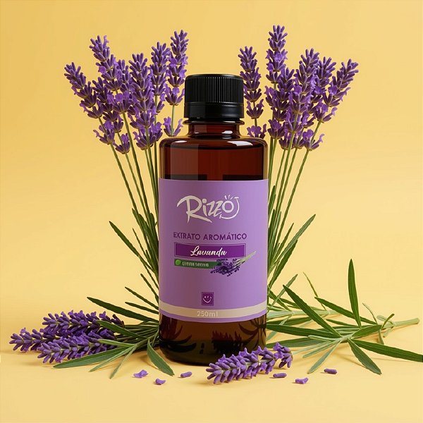 Extrato Natural de Lavanda Para Perfumaria - 250ml - 1 unidade - Rizzo