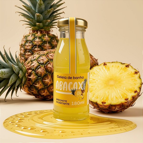 Geleia de Banho de Abacaxi - 180ml - 1 unidade - Rizzo
