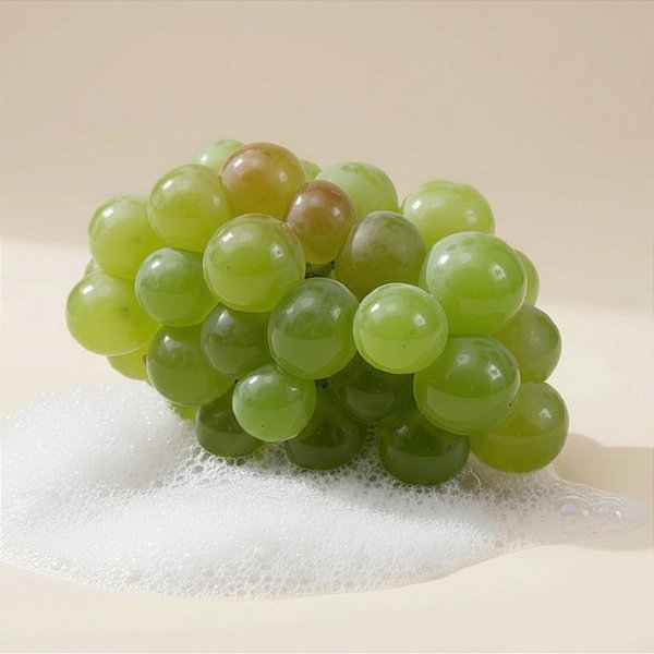 Sabonete Artesanal com Cheiro e Formato de Cacho de Uva Verde - 10,5cm - 1 unidade - Rizzo
