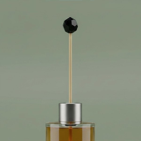 Palito Para Aromatizador - Cristal Preto - 25cm - 1 unidade - Rizzo