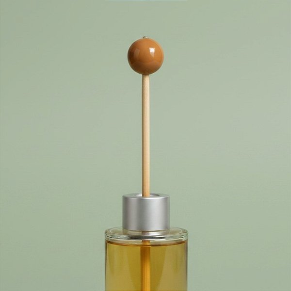 Palito Para Aromatizador - Bola Terra Cota Envernizada - 25cm - 1 unidade - Rizzo
