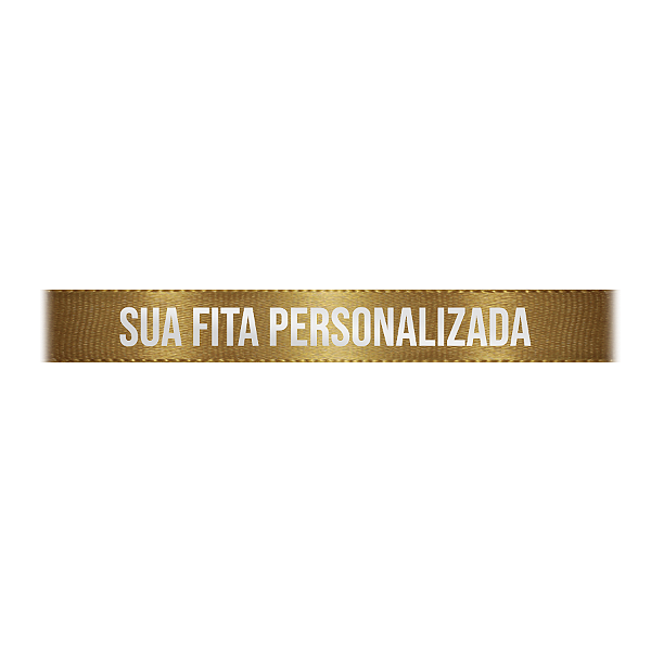 Fita de Cetim Personalize CFS002 - 10mm X 45metros - Ouro 228 - 01 Unidade - Progresso -