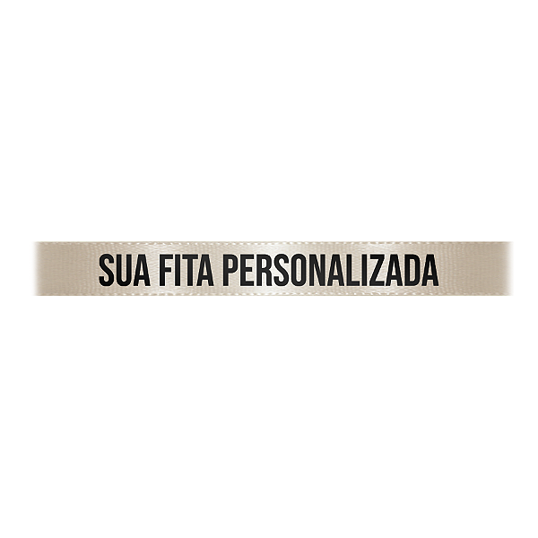 Fita de Cetim Personalize CFS002 - 10mm X 45metros - Champagne 311 - 01 Unidade - Progresso -