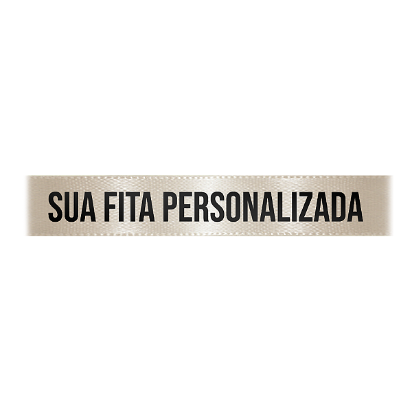 Fita de Cetim Personalize CFS005 - 22mm X 45metros - Champagne 311 - 01 Unidade - Progresso -