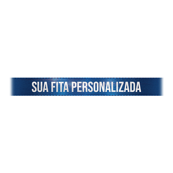 Fita de Cetim Personalize CFS002 - 10mm X 45metros - Azul Royal 214 - 01 Unidade - Progresso - Rizzo