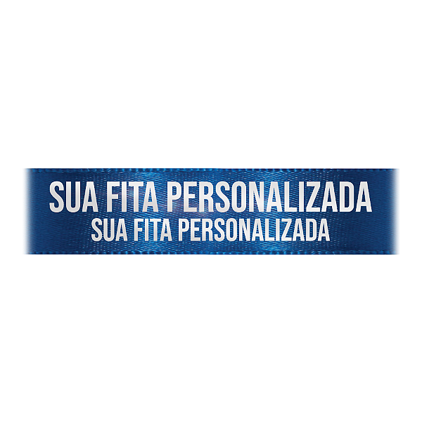 Fita de Cetim Personalize CFS007 - 30mm X 45metros - Azul Royal 214 - 01 Unidade - Progresso - Rizzo