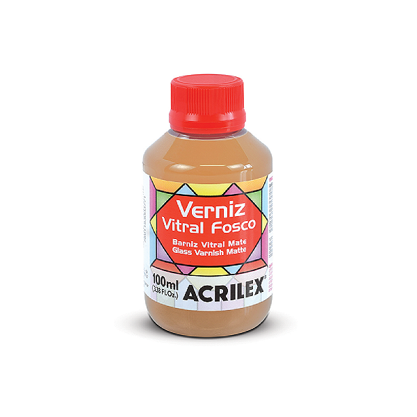 VERNIZ VITRAL FOSCO  ACRILEX 100 ML