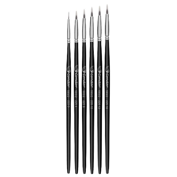 Conjunto Pincel  BAUER superficie RUSTICA CONDOR 593-2