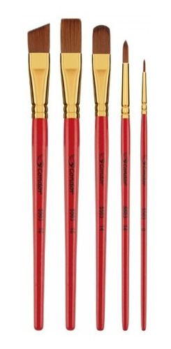 Kit Pincel Prático Condor 5503 - 5 Unidades