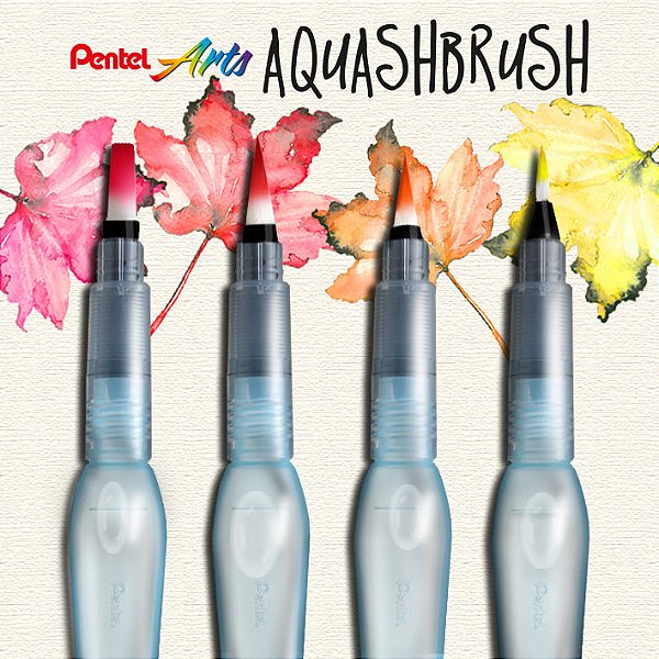 Pincel Aquarela Brush PENTEL com reservatorio de agua