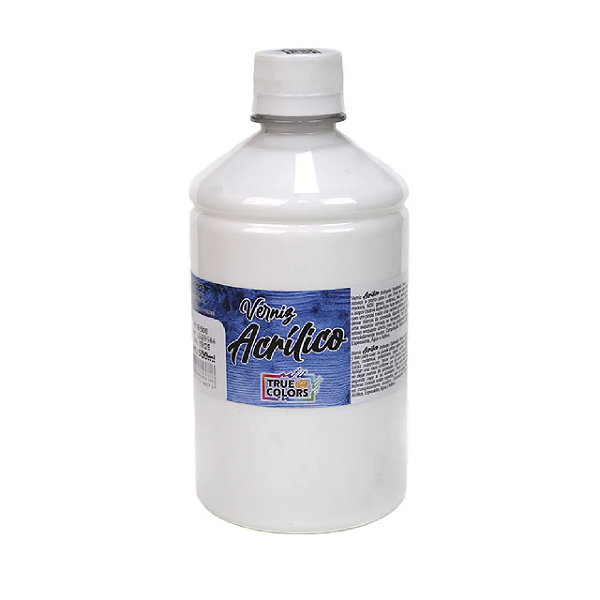 VERNIZ ACRILICO ACETINADO TRUE COLORS 500 ML BASE DE AGUA