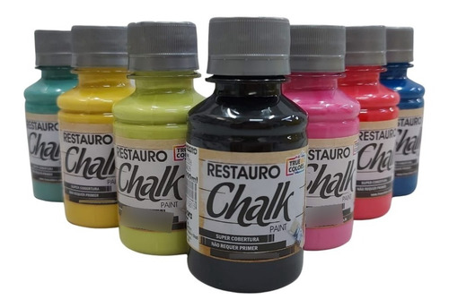 Tinta Acrilica Chalk Restauro 100 Ml True Colors- Div. Cores