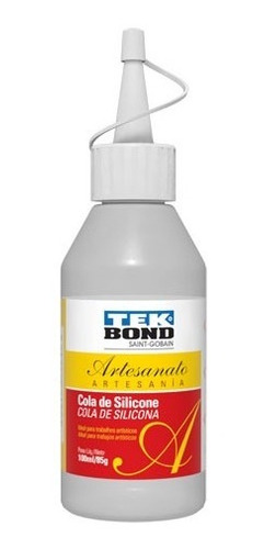 Cola De Silicone Liquido Tekbond Tecido Artes 100 Ml - 85g
