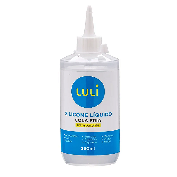 Cola De Silicone Liquido luli Tecido Artes 250 ML
