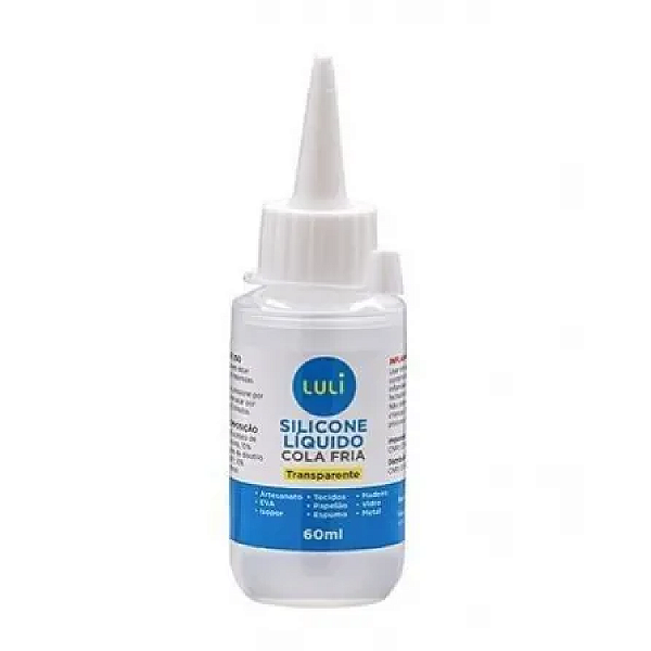 Cola De Silicone Liquido luli Tecido Artes 60 ML