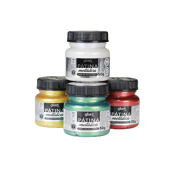 Pátina Metálica 50g Gliart -  Diversas Cores