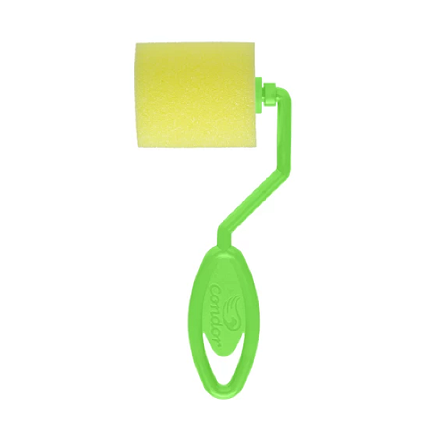 ROLO PINTURA MINI CONDOR ESPUMA AMARELA  4 CM