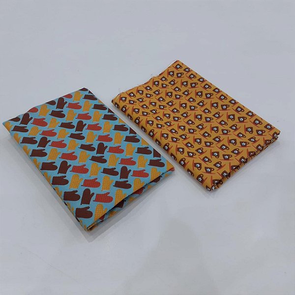 Tecido 100% Algodão 02 Recorte Diversos de 50x70 cm - KT059