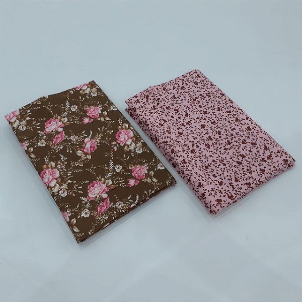 Tecido 100% Algodão 02 Recorte Florido de 50x70 cm - KT048