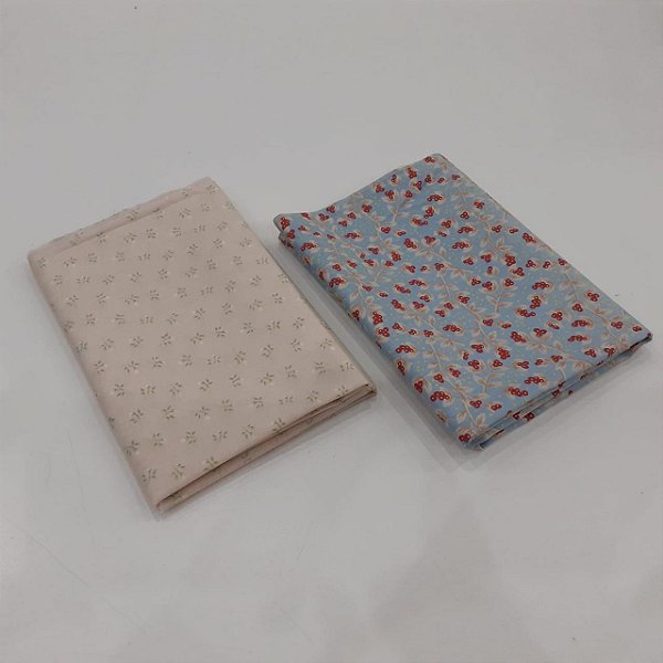 Tecido 100% Algodão 02 Recorte Florido de 50x70 cm - KT043