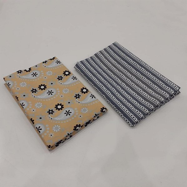 Tecido 100% Algodão 02 Recorte Florido de 50x70 cm - KT039