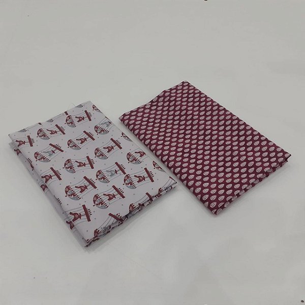 Tecido 100% Algodão 02 Recorte Florido de 50x70 cm - KT034