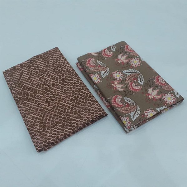 Tecido 100% Algodão 02 Recorte Florido de 50x70 cm - KT025