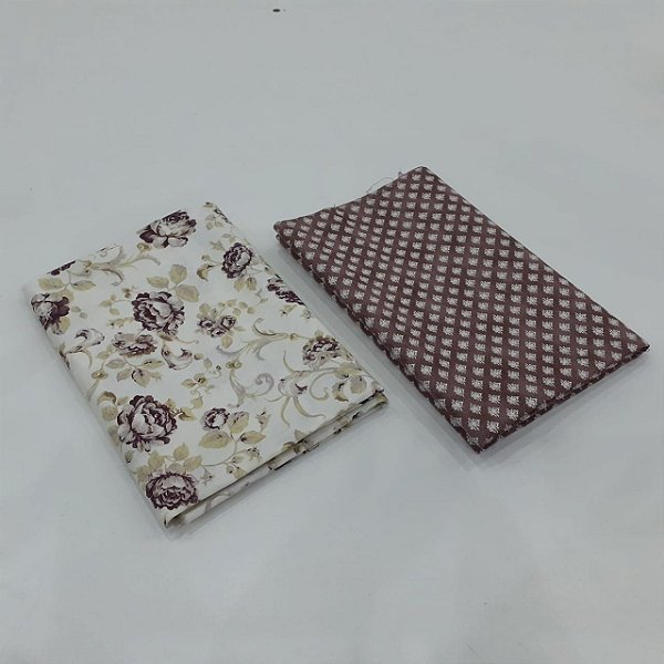 Tecido 100% Algodão 02 Recorte Florido de 50x70 cm - KT020