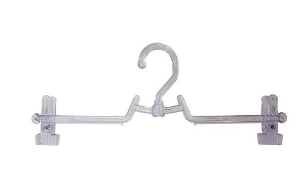 CABIDE ACRÍLICO GIRATÓRIO FINO COM PRESILHAS - PCT C/ 12