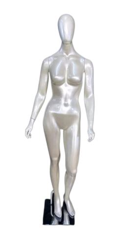 MANEQUIM DE FIBRA FEMININO JULIANA RETA PÉROLA