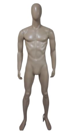 MANEQUIM DE FIBRA MASCULINO SPILBERG BEGE