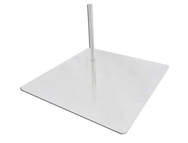 BASE PARA MANEQUIM DE 01 PINO - BRANCA