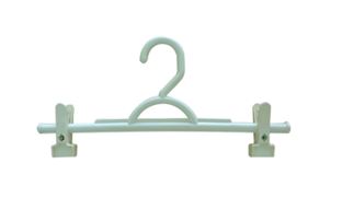 CABIDE DE PLÁSTICO SAIA FIXO BRANCO COM PRESILHA - PCT C/12