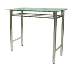 BALCÃO DE ATENDIMENTO DUPLO CROMADO