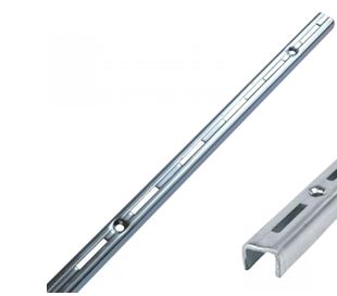 TRILHO SIMPLES CROMADO - 2.00MT