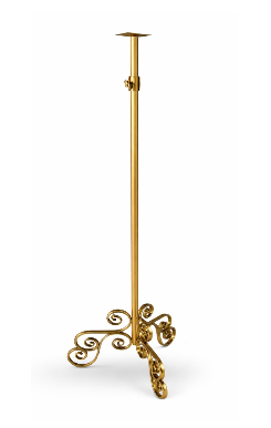 PEDESTAL VINTAGE DOURADO PARA BUSTO