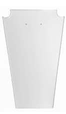 EXPOSITOR DE COLAR E BRINCO BATMAN TRANSPARENTE