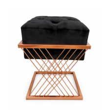 PUFF QUADRADO LUXO CAPITONÊ