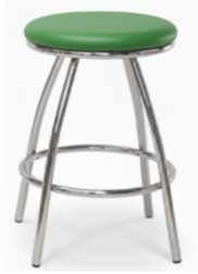 BANQUETA ALTA MODERNA CROMADA - 0.70CM