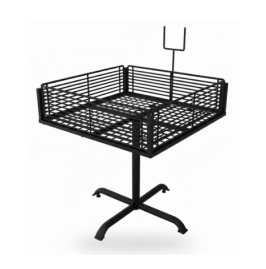 BANCA DE OFERTA REFORÇADA PRETA - 70X70