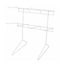 GANCHEIRA DUPLA BRANCA PARA BALCÃO