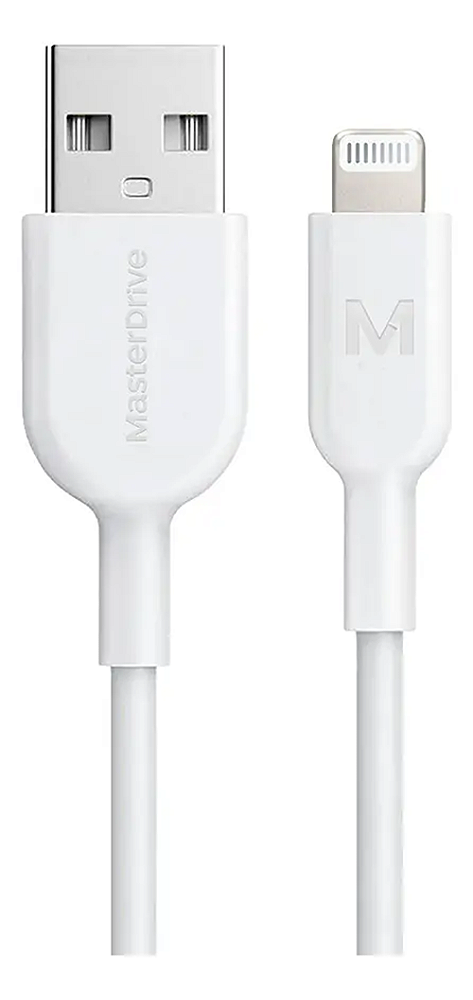 Cabo Celular Masterdrive Usb-a/ios 1m Branco