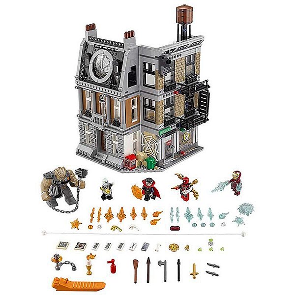 Blocos A Batalha de Sanctum Sanctorum Marvel