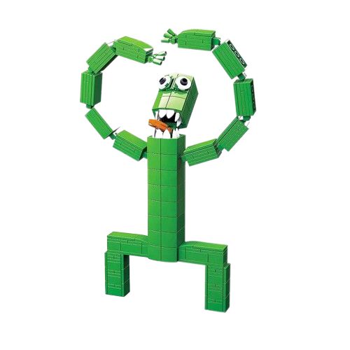 Blocos de Montar Green - Rainbow Friends