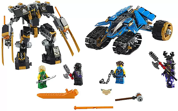 Blocos de Montar Trovão Invasor Ninjago
