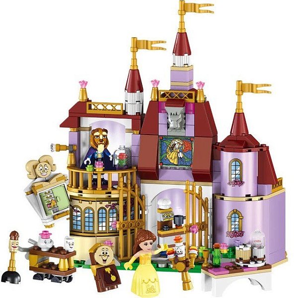 Castelo A Bela e a Fera Disney - Blocos de Montar