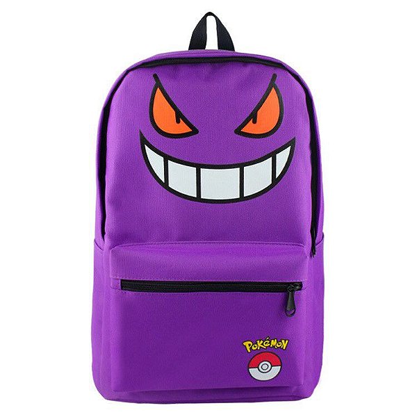 Mochila Escolar Pokémon - Gengar