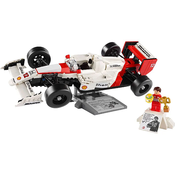Blocos de Montar ICONS – McLaren MP4/4 & Ayrton Senna
